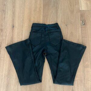 Black leather Edikted pants